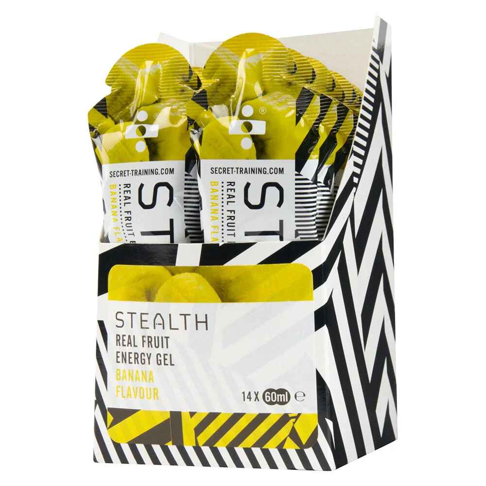 Stealth Real Fruit Energy Gel 60g Banana Box of 14 