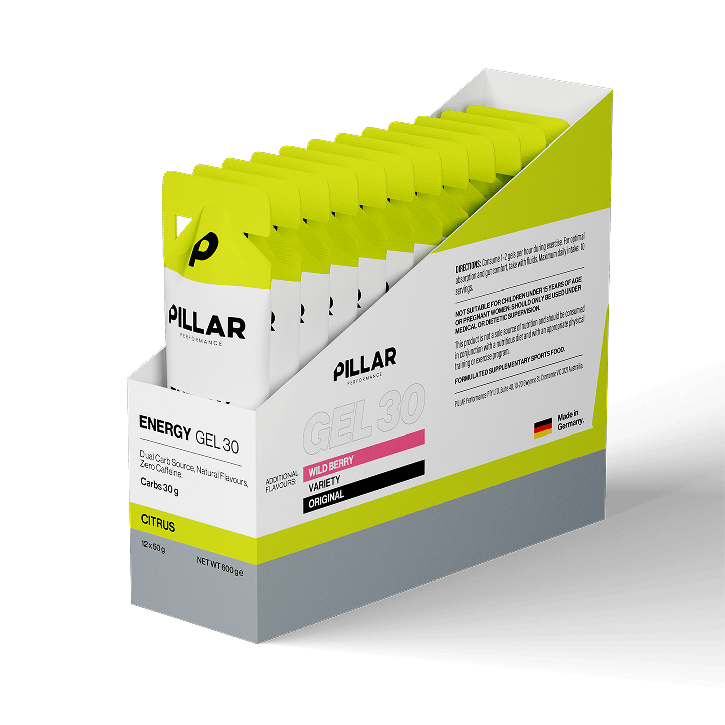 PILLAR Energy Gel 30