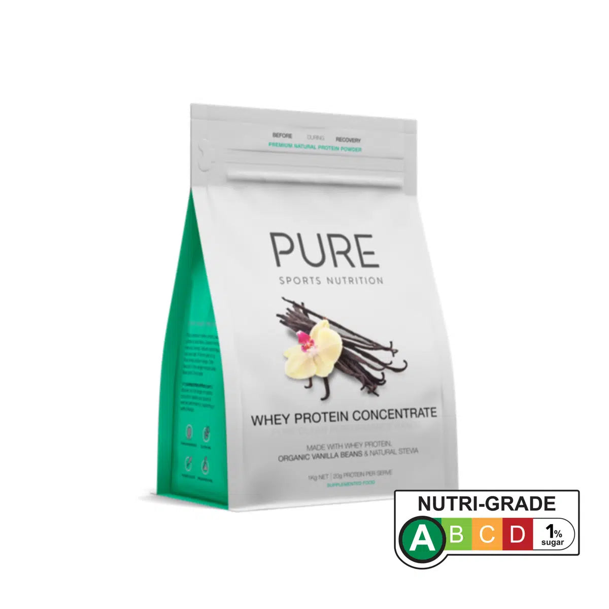 PURE Whey Protein - Organic Vanilla & Cinnamon 1kg