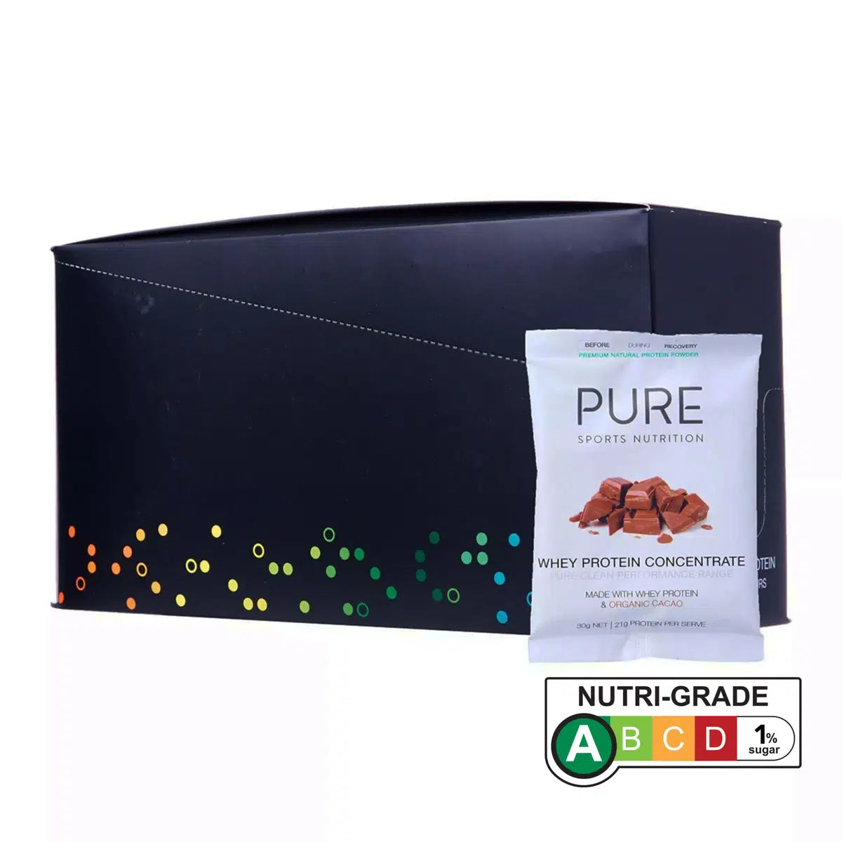 PURE Whey Protein Cacao - 30g sachet / 1 serves Box 