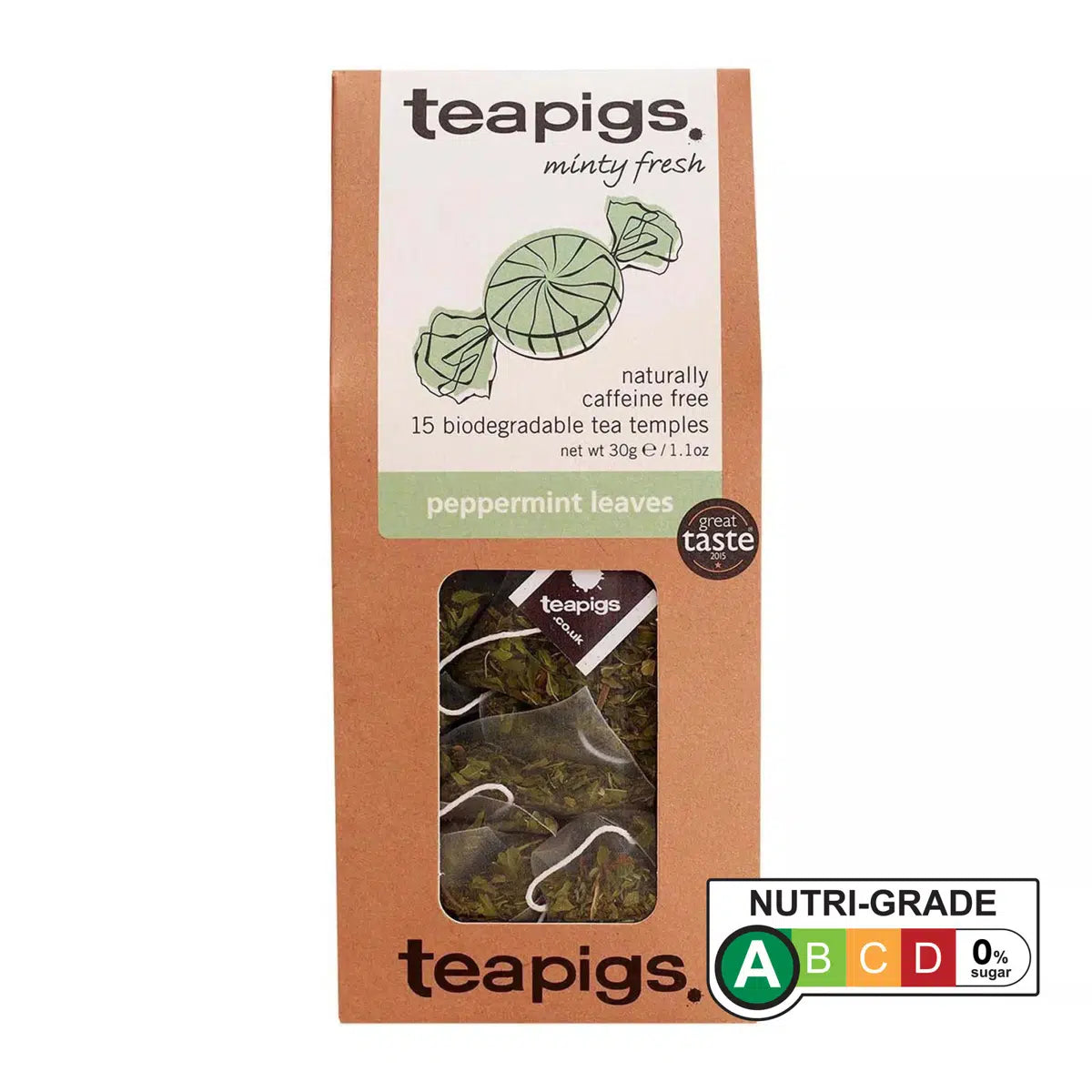 Teapigs Peppermint Leaves Tea 15 Temples