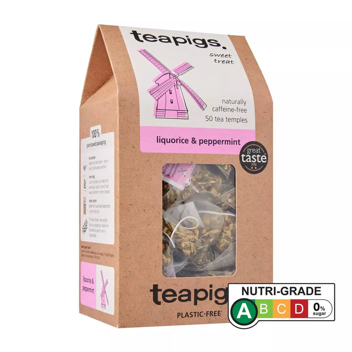Teapigs Liquorice &amp; Peppermint Tea 50 Temples 