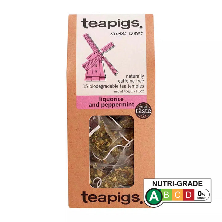 Teapigs Liquorice &amp; Peppermint Tea 15 Temples 