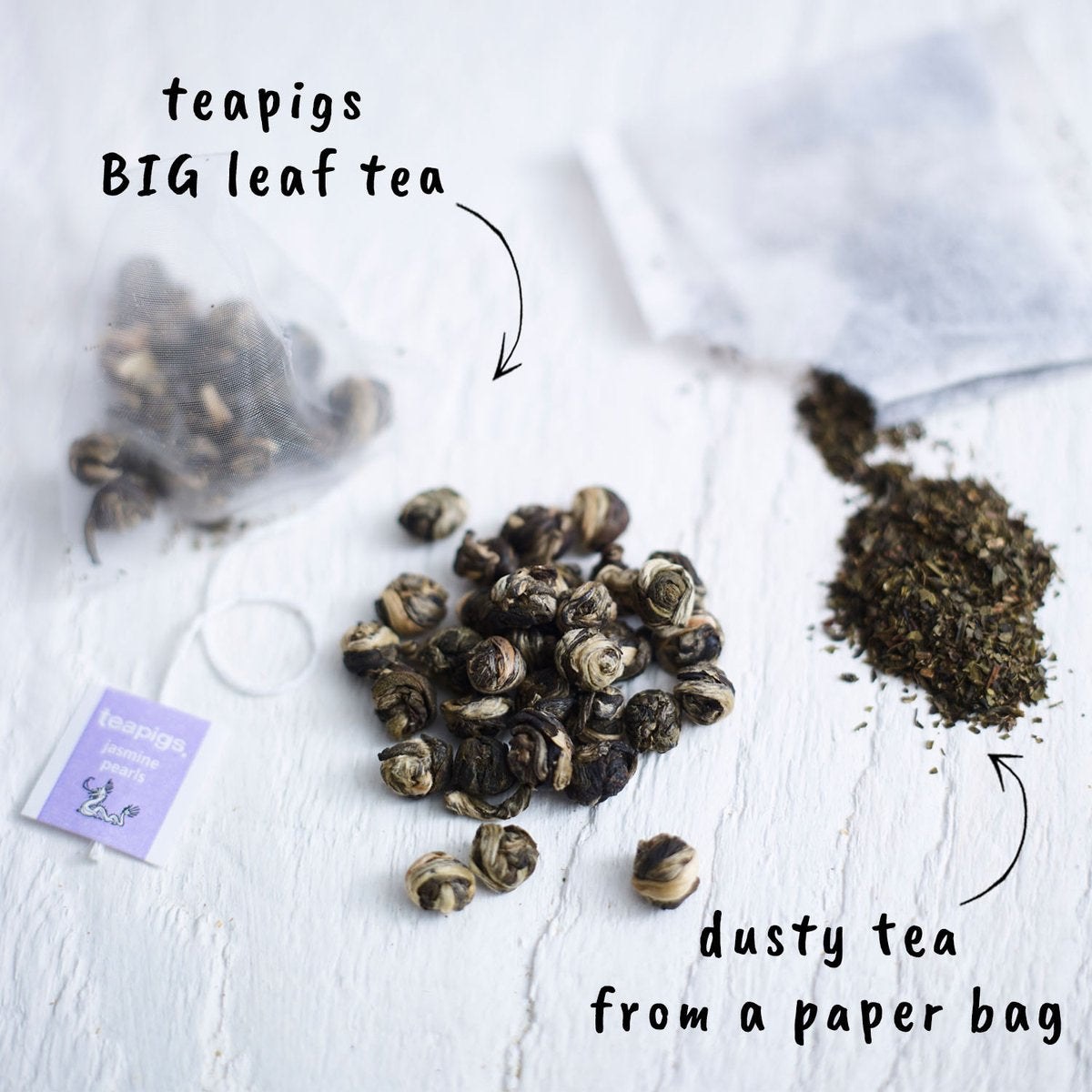 Teapigs Jasmine Pearls Tea Infographic 