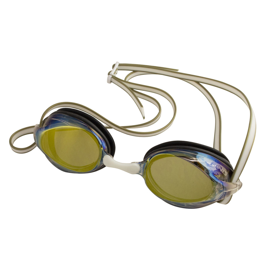 FINIS Tide Goggles Gold Mirror White 