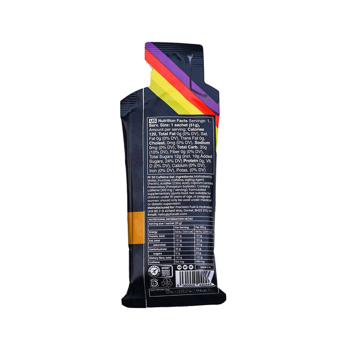 Precision Fuel &amp; Hydration PF30 Caffeine Gel Nutrition