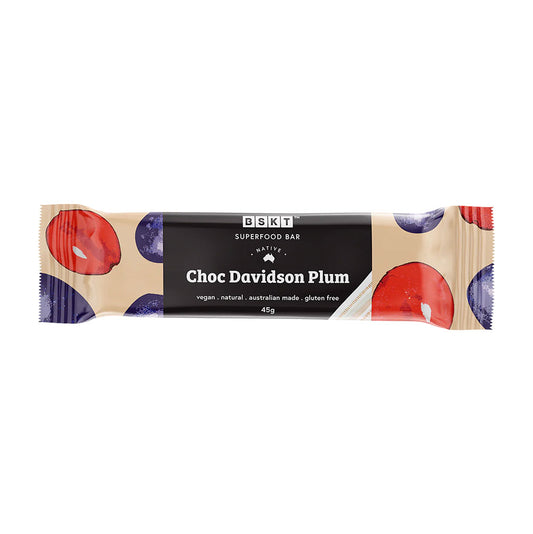 BSKT Native Superfood Bars Choc Davidson Plum 