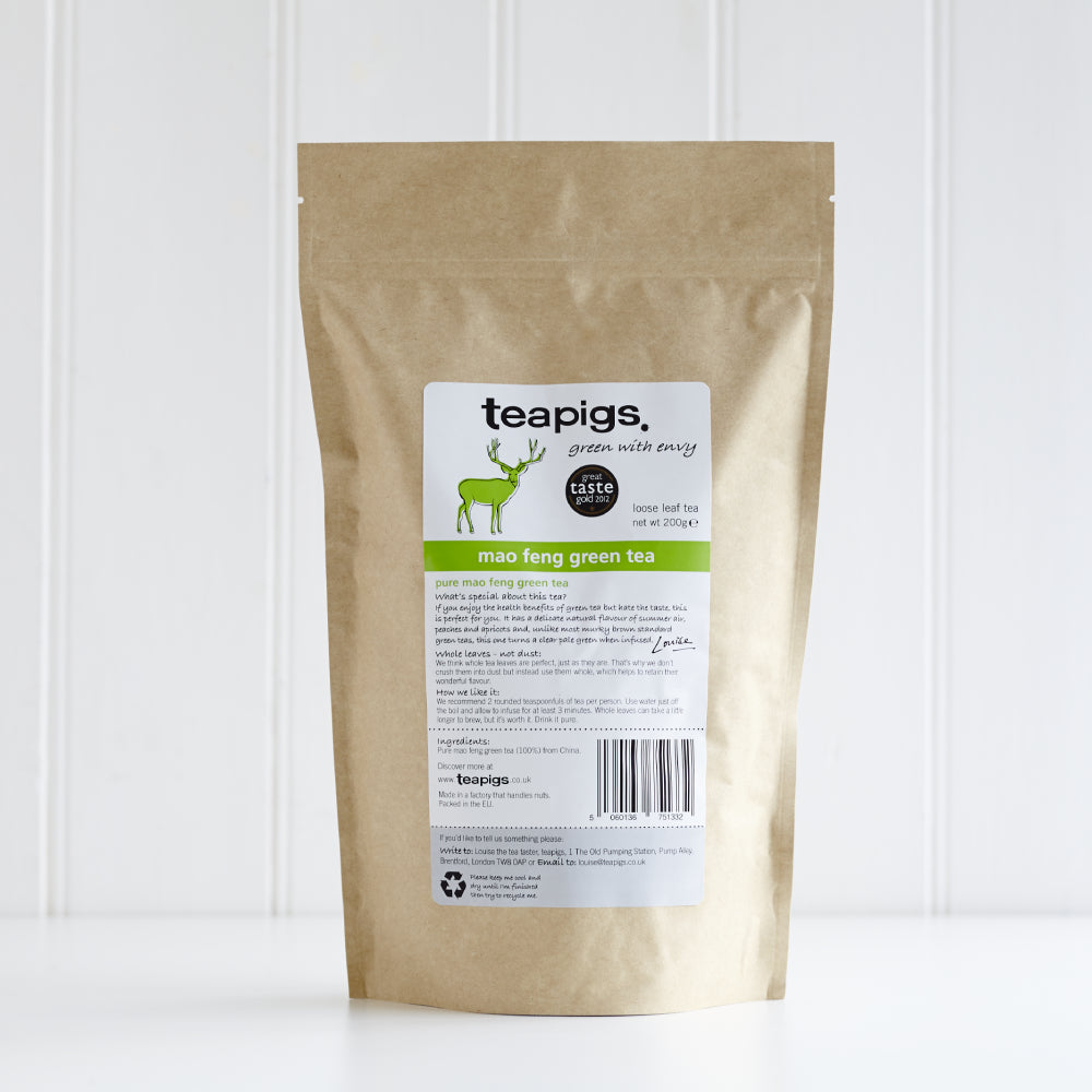 Teapigs Mao Feng Green Tea Loose Leaf 200g