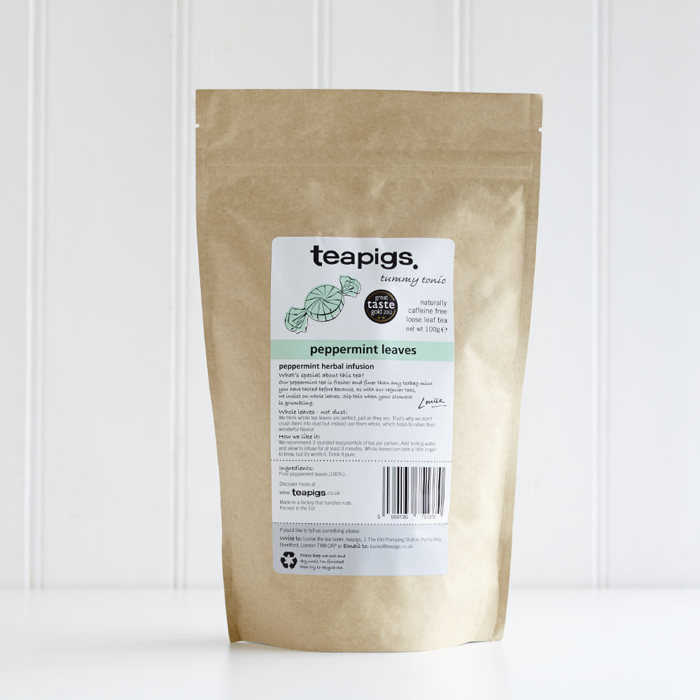 Teapigs Peppermint Leaves Tea Looe Leaf 100g 